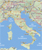 carte de l'Italie